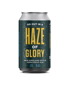 Haze Of Glory New England IPA craft beer by duclaw brewing company