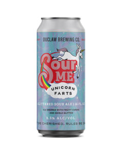 sour me unicorn farts sour ale brewed by duclaw brewing company baltimore, maryland